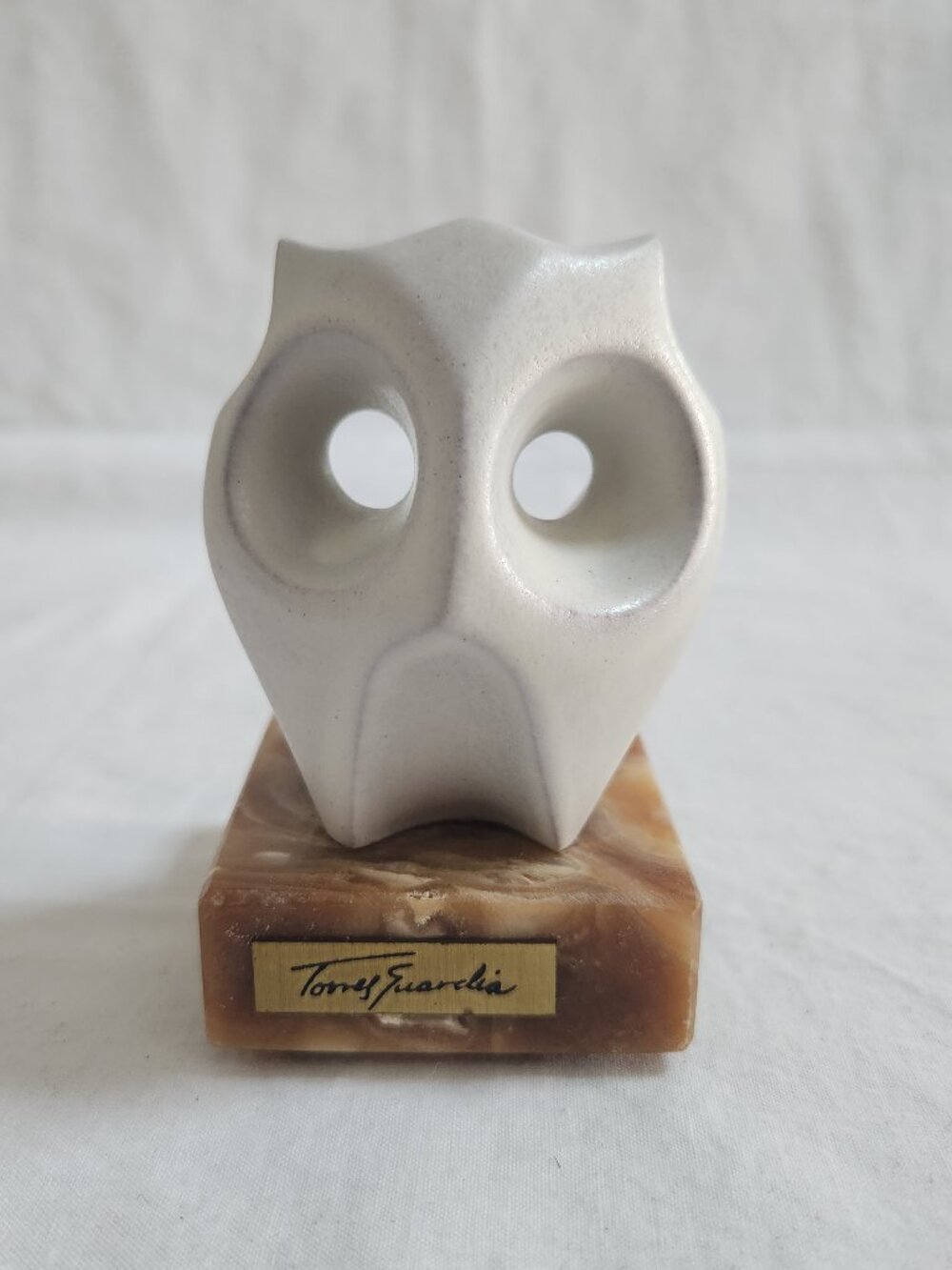 Jose Torres Guardia  Snow Owl Sculpture